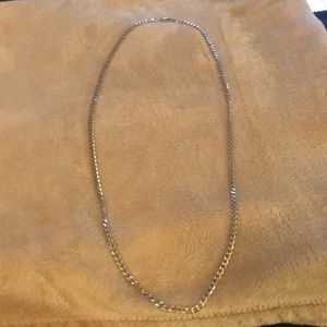 30 inch silver chain ( 925 Italy stamp )